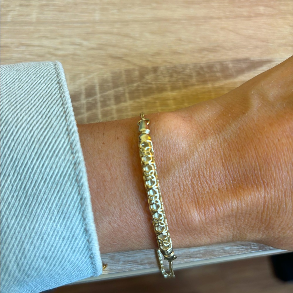 Kendra Scott filigree gold bracelet